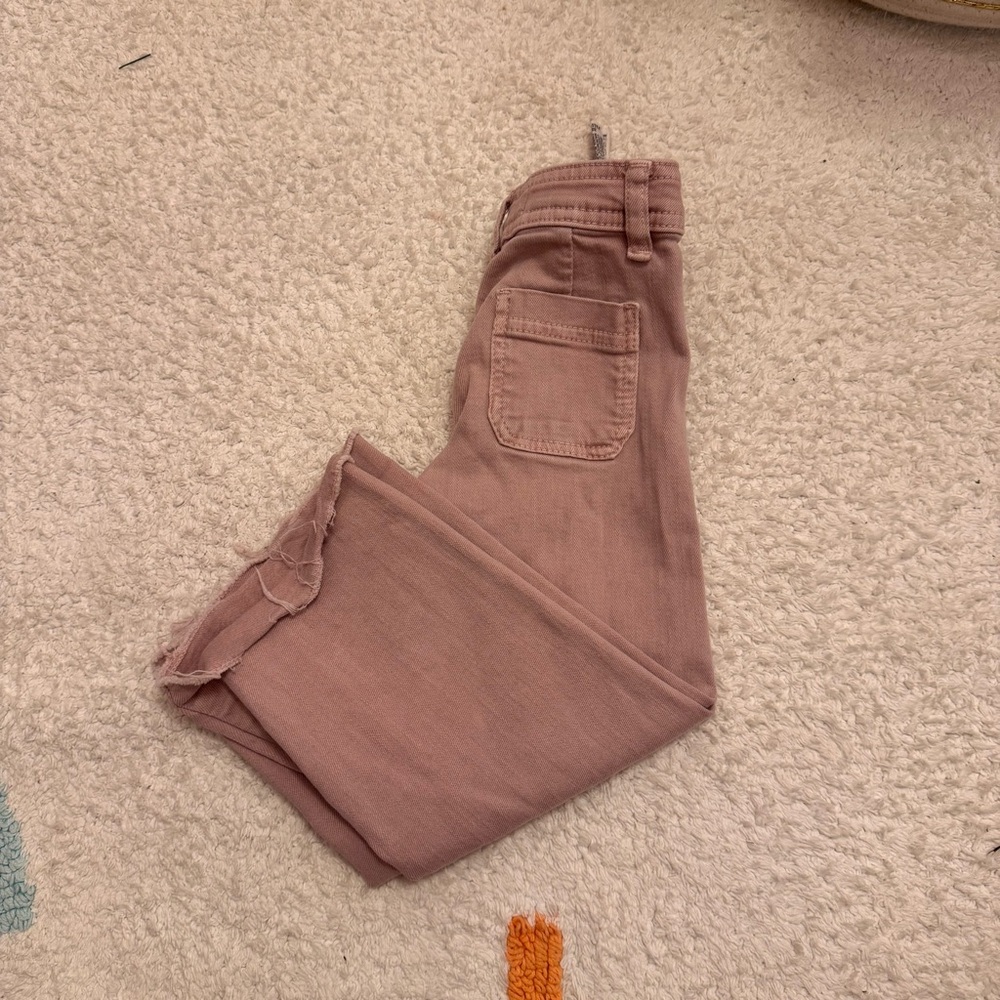 ZARA Kids Dusty Rose Straight-Leg Pants 2–3Y